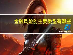 金融风险的主要类型有哪些？