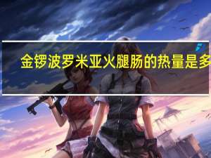 金锣 波罗米亚火腿肠的热量是多少