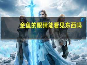 金鱼的眼睛能看见东西吗