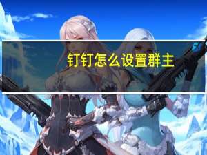钉钉怎么设置群主