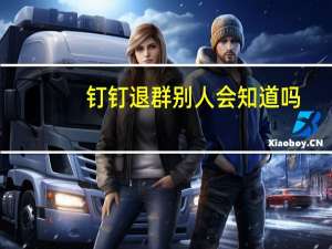 钉钉退群别人会知道吗