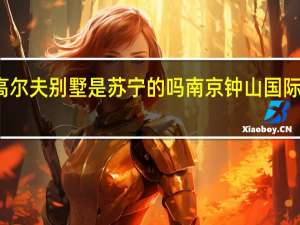 钟山高尔夫别墅是苏宁的吗 南京钟山国际高尔夫别墅