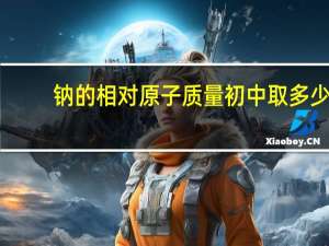 钠的相对原子质量初中取多少（na的相对原子质量）