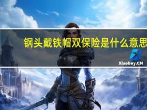 钢头戴铁帽双保险是什么意思