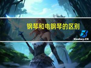 钢琴和电钢琴的区别