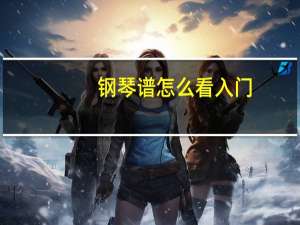 钢琴谱怎么看入门（钢琴谱怎么看）