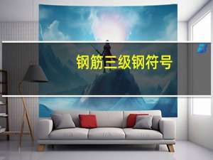 钢筋三级钢符号