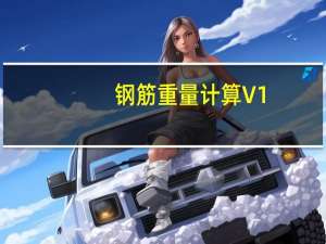 钢筋重量计算 V1.0 绿色免费版（钢筋重量计算 V1.0 绿色免费版功能简介）