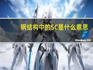 钢结构中的SC是什么意思？