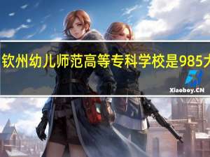 钦州幼儿师范高等专科学校是985大学吗