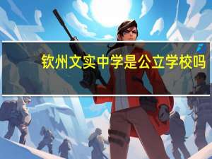 钦州文实中学是公立学校吗