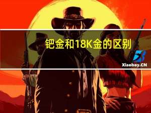 钯金和18K金的区别