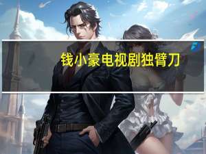 钱小豪电视剧独臂刀（钱小豪电视剧）