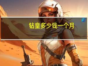 钻皇多少钱一个月（钻皇）
