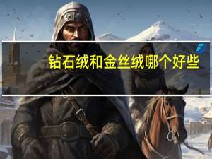 钻石绒和金丝绒哪个好些