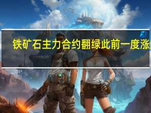 铁矿石主力合约（2401合约）翻绿此前一度涨超1%