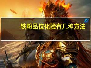 铁粉品位化验有几种方法
