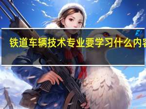 铁道车辆技术专业要学习什么内容呢