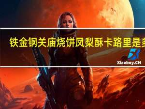 铁金钢 关庙 烧饼凤梨酥卡路里是多少