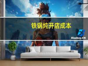 铁锅炖开店成本