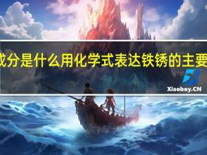 铁锈的主要成分是什么用化学式表达 铁锈的主要成分是什么化学式