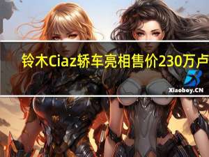 铃木Ciaz轿车亮相售价230万卢布
