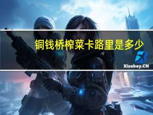 铜钱桥 榨菜卡路里是多少