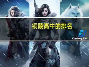 铜陵高中的排名