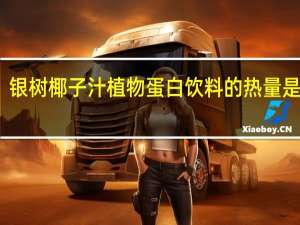 银树椰子汁植物蛋白饮料的热量是多少