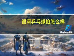 银河乒乓球拍怎么样