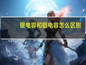 银电容和铝电容怎么区别