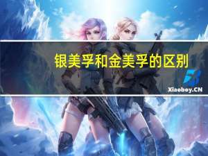 银美孚和金美孚的区别
