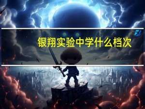 银翔实验中学什么档次