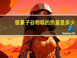 银菓子 谷物糕的热量是多少