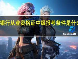 银行从业资格证中级报考条件是什么样的