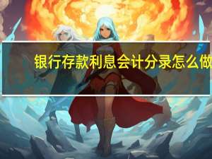 银行存款利息会计分录怎么做