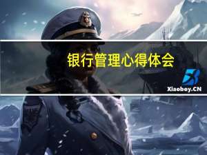银行管理心得体会