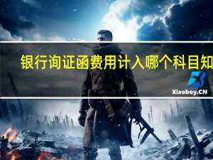 银行询证函费用计入哪个科目知乎（银行询证函费用计入哪个科目）
