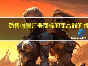 销售假冒注册商标的商品罪的罚金