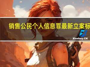 销售公民个人信息罪最新立案标准