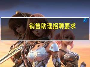 销售助理招聘要求