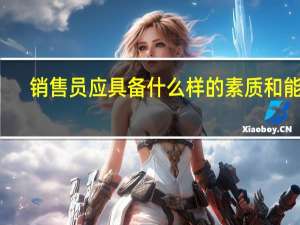 销售员应具备什么样的素质和能力