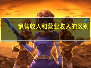 销售收入和营业收入的区别