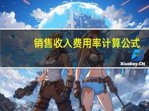销售收入费用率计算公式