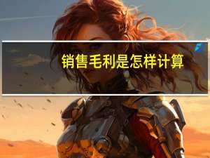销售毛利是怎样计算