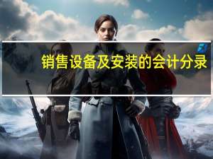 销售设备及安装的会计分录