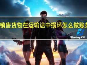 销售货物在运输途中损坏怎么做账务处理