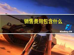 销售费用包含什么
