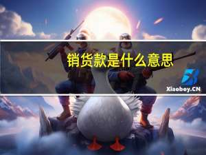 销货款是什么意思