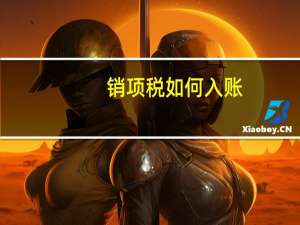 销项税如何入账